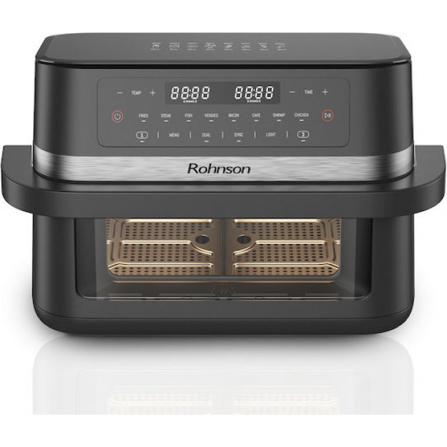 Rohnson r-2881 Air Fryer Single or Dual Cook *