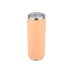 Estia 01-23423 Travel Cup Save the Aegean Ανακυκλώσιμο Ποτήρι Θερμός Ανοξείδωτο / Πλαστικό BPA Free 500ml Peach fuzz με Καλαμάκι *