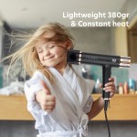 IQ HD-1275 New Aura Ionic Επαγγελματικό Πιστολάκι Μαλλιών BLDC 1900W Μαύρο