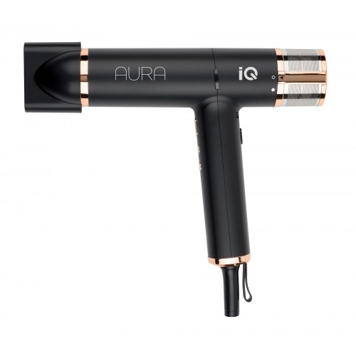 IQ HD-1275 New Aura Ionic Επαγγελματικό Πιστολάκι Μαλλιών BLDC 1900W Μαύρο