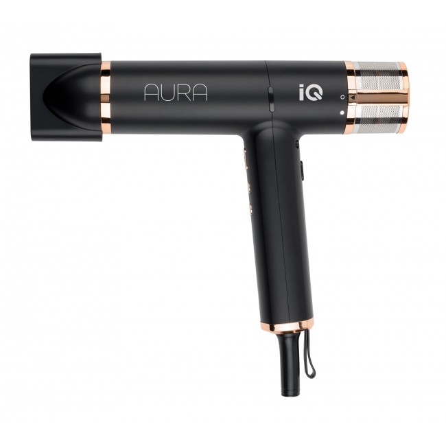 IQ HD-1275 New Aura Ionic Επαγγελματικό Πιστολάκι Μαλλιών BLDC 1900W Μαύρο