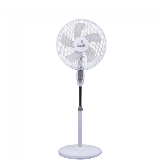 IQ PSF-40-5R Ανεμιστήρας Ορθοστάτης 50W Διαμέτρου 40cm με Τηλεχειριστήριο White