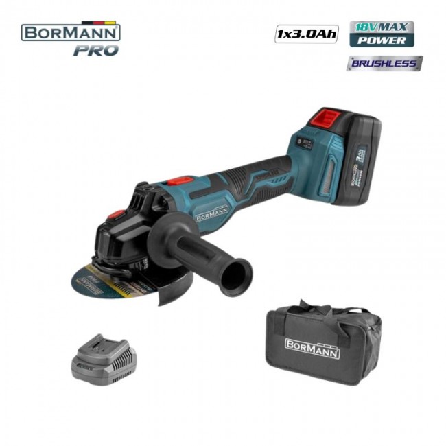 Bormann BCD2635 Τροχός 125mm Μπαταρίας 1x3Ah \ * Bormann BCD2635 Τροχός 125mm Μπαταρίας 1x3Ah \ *