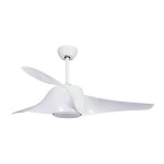 Eurolamp 300-25048 Ανεμιστήρας Οροφής 132cm με Φως και Τηλεχειριστήριο Λευκός DC ΜΟΤΕΡ 35W ***