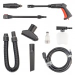 BORMANN Pro BPW3130 Πλυστικό Υψηλής Πίεσης 1600W,130Bar,480Lt Και Σκούπα Υγρών Στερεών 800W  *