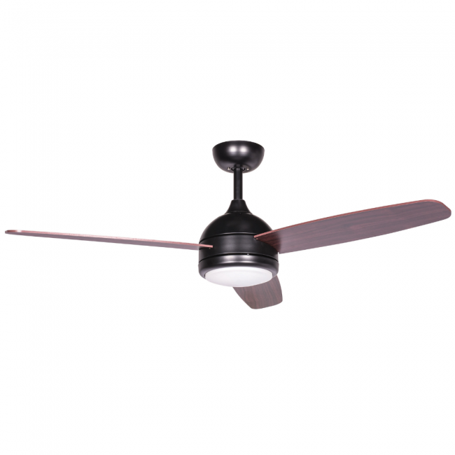 IQ CF-4812 DC Ανεμιστήρας Οροφής 122cm με Φως και Τηλεχειριστήριο Μαύρος