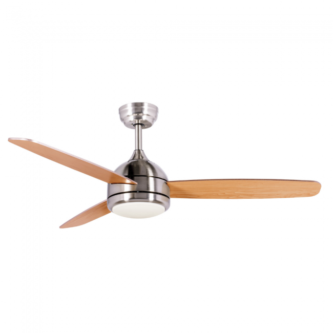 IQ CF-4812 DC Ανεμιστήρας Οροφής 122cm με Φως και Τηλεχειριστήριο SATIN NICKEL