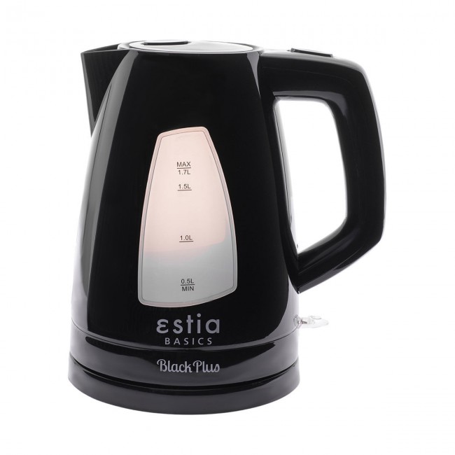 Estia 06-10096 Black Plus Βραστήρας 1.7lt 2200W Μαύρος ***
