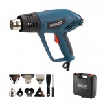 BORMANN BHG2200 Πιστόλι Θερμού Αέρα 2000W Και Αξεσουάρ σε Βαλίτσα *