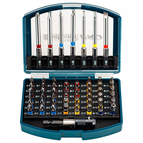 BORMANN Pro BHT1610 Σετ Μύτες & Αντάπτορας,ΑτσάλιS2, 56τεμ ***