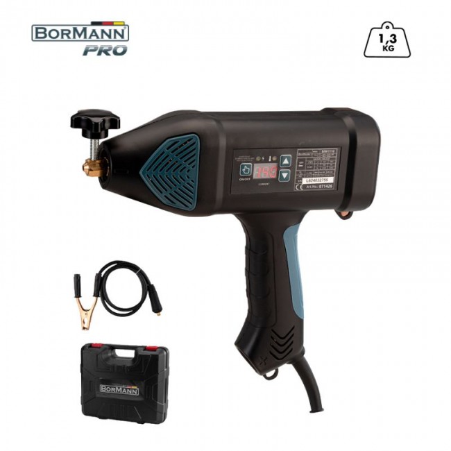 BORMANN BIW1110 Φορητό Πιστόλι Ηλεκτροσυγκόλλησης Inverter 140A,1,6-3,2mm,Ψηφιακή Οθόνη *
