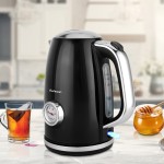 Rohnson R-7720 Nostalgia Βραστήρας 1.7lt 2200W Μαύρος