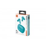 JBL Wave Beam 2 Turquoise In-ear Bluetooth Handsfree Ακουστικά με Αντοχή στον Ιδρώτα και Θήκη Φόρτισης *
