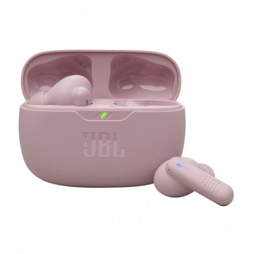 JBL Wave Beam 2 Ροζ In-ear Bluetooth Handsfree Ακουστικά με Αντοχή στον Ιδρώτα και Θήκη Φόρτισης *