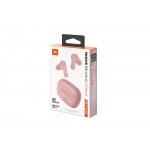 JBL Wave Beam 2 Ροζ In-ear Bluetooth Handsfree Ακουστικά με Αντοχή στον Ιδρώτα και Θήκη Φόρτισης *
