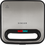 Singer SM-7512 Τοστιέρα Piano Black 750W 