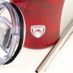 Estia 00-27230 350m Coffee Mug Save The Aegean Ποτήρι Θερμός l Olympiakos BC με Καλαμάκι *