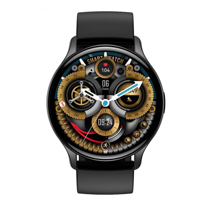 XO J5 Smartwatch με Παλμογράφο (Μαύρο) 