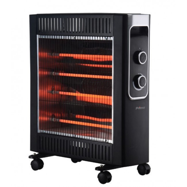 Primo PRQH-81089 Θερμάστρα Χαλαζία  Μαύρη 2400W *