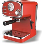 Morris R20808EMR Κόκκινη Μηχανή Espresso 1100W Πίεσης 20bar 