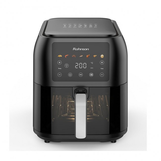 Rohnson R-2860 Air Fryer 8lt Μαύρο 1700w 