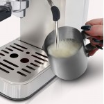 Rohnson R-98016 Αυτόματη Μηχανή Espresso 1350W Πίεσης 20bar για Cappuccino Ασημί 