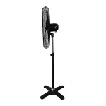 Eurolamp 300-23503 Επαγγελματικός Ανεμιστήρας Ορθοστάτης 190W Διαμέτρου 81cm Μαύρος ***