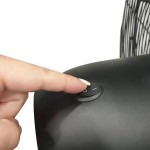 Eurolamp 300-23503 Επαγγελματικός Ανεμιστήρας Ορθοστάτης 190W Διαμέτρου 81cm Μαύρος ***