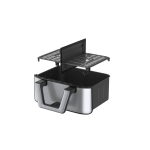 IQ AF-005 Φριτέζα Αέρος με Διπλό Αποσπώμενο Κάδο 9lt Ασημi 