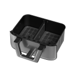 IQ AF-005 Φριτέζα Αέρος με Διπλό Αποσπώμενο Κάδο 9lt Ασημi 