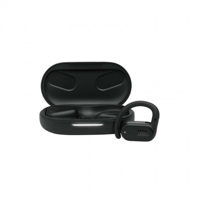 JBL Soundgear Sense Air Conduction Bluetooth Handsfree Ακουστικά με Αντοχή στον Ιδρώτα και Θήκη Φόρτισης Μαύρα 