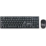Gembird KBS-W-01 Ασύρματο Σετ Πληκτρολόγιο & Ποντίκι Αγγλικό US
