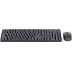 Gembird KBS-W-01 Ασύρματο Σετ Πληκτρολόγιο & Ποντίκι Αγγλικό US