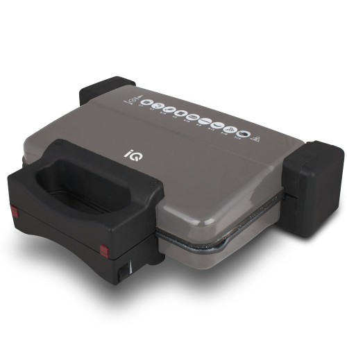 IQ ST-680 Gray Τοστιέρα Γκριλιέρα με Αποσπώμενες Πλάκες 2000W 