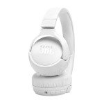 JBL Tune 670NC White Ασύρματα/Ενσύρματα On Ear Ακουστικά με 70 ώρες Λειτουργίας και Quick Charge*