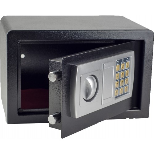 Bormann Lite BDS3000 Χρηματοκιβώτιο με Ψηφιακό Κλείδωμα και Κλειδί, Ξενοδοχείου Διαστάσεων Μ31xΠ20xΥ20cm με Βάρος 6.5kg 015956 *