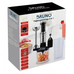 Bruno BRN-0093 Ραβδομπλέντερ με Ανοξείδωτη Ράβδο 1200W Ασημί *