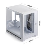 Redragon MC211 Gaming Mini Tower Κουτί Υπολογιστή με Πλαϊνό Παράθυρο και RGB Φωτισμό Λευκό Redragon MC211 Gaming Mini Tower Κουτί Υπολογιστή με Πλαϊνό Παράθυρο και RGB Φωτισμό Λευκό