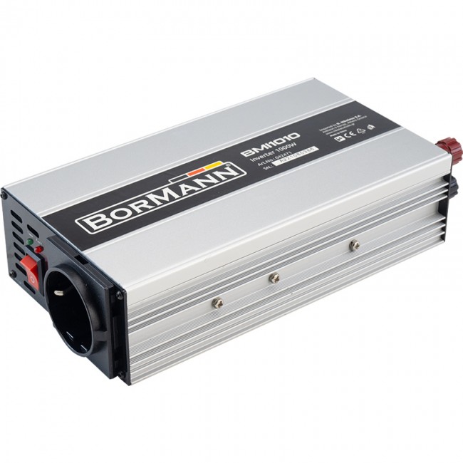 Bormann Inverter Αυτοκινήτου BMI1010 1000W για Μετατροπή 12V DC σε 220V AC με 1xUSB  *
