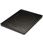 Eurolamp 300-70019 Επιτραπέζια Εστία Επαγωγική Μονή Μαύρη