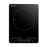 Eurolamp 300-70019 Επιτραπέζια Εστία Επαγωγική Μονή Μαύρη