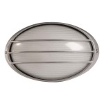 Eurolamp 147-55065 Επιτοίχια Χελώνα Εξωτερικού Χώρου E27 σε Γκρι Χρώμα 