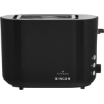 SINGER Φρυγανιέρα PIANO BLACK TO-850 PB 