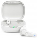 JBL Wave Flex White True Wireless Ear-Buds Headphones, IP54, Touch (JBLWFLEWHT) *