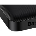 Baseus Bipow Digital Display Power Bank 10000mAh 15W με 3 Θύρες USB-A και Θύρα USB-C Μαύρο ***