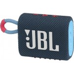 JBL GO 3  Blue-Pink  Αδιάβροχο Φορητό Ηχείο Bluetooth IP67  (JBLGO3BLUP) *